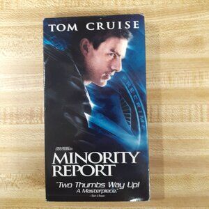 Minority Report 2002 VHS Steven Spielberg Philip K. Dick Sci Fi Cyberpunk Y2K VG